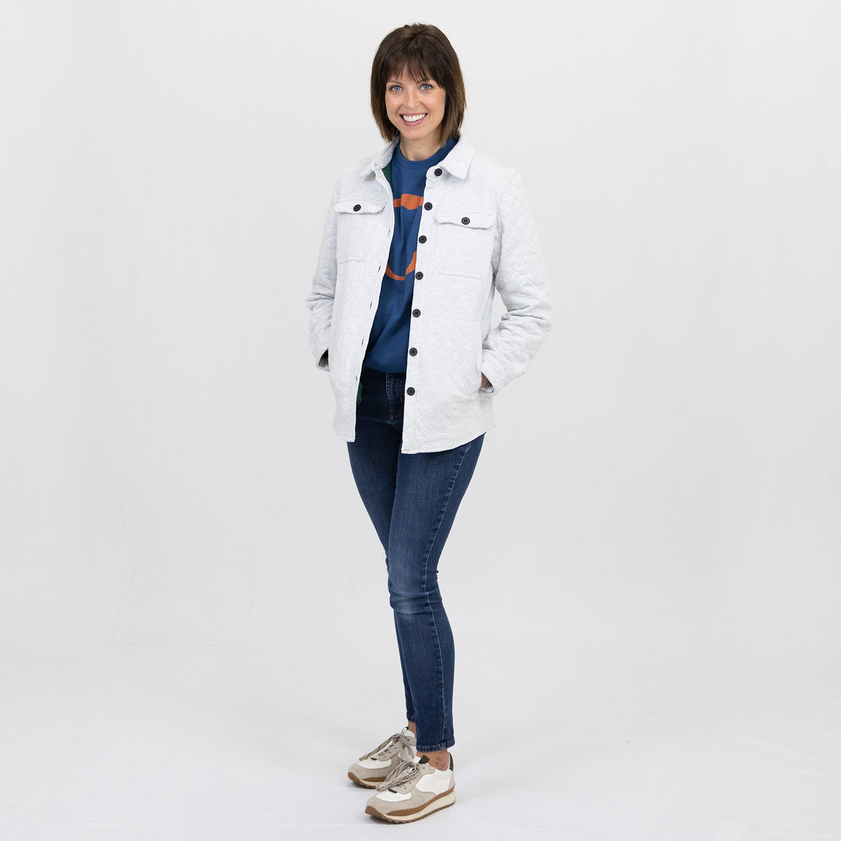 RckMnky White Quilted Jacket by RCKMNKY — view 1