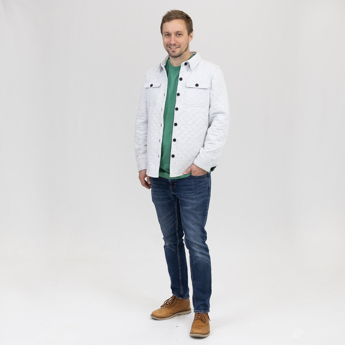 RckMnky White Quilted Jacket by RCKMNKY — view 2