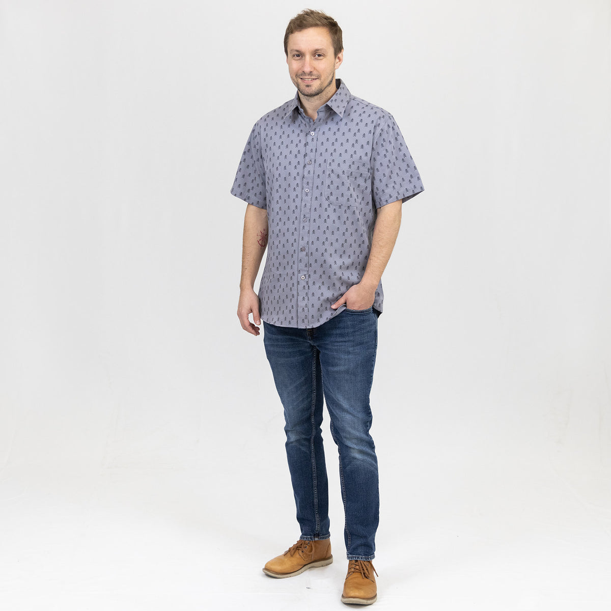 Tree Tee Button Down by RCKMNKY — view 2
