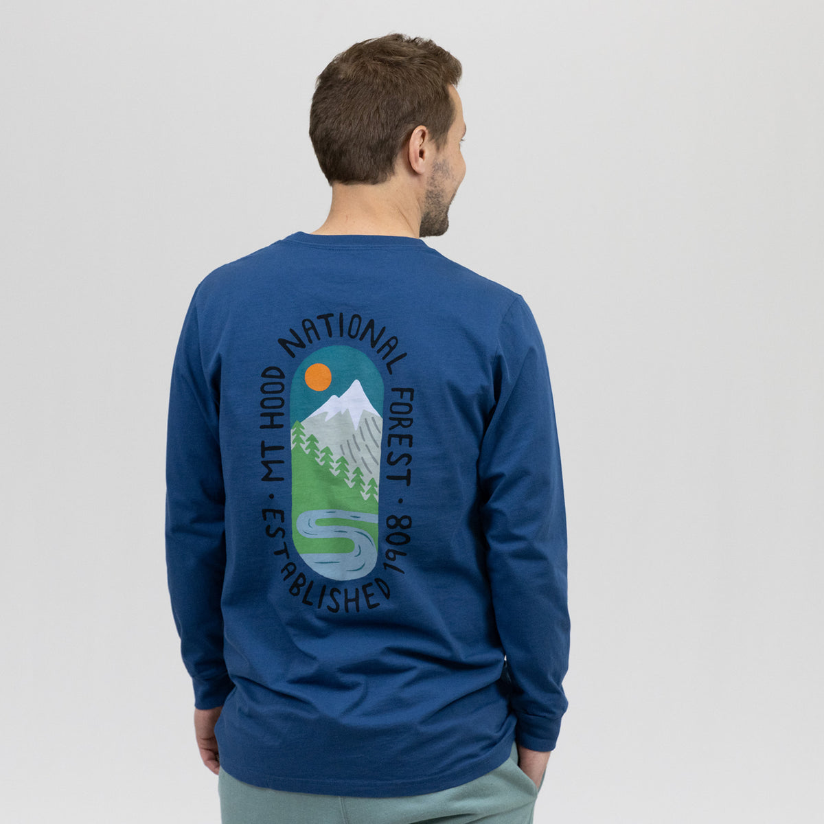 Mount Hood Tee - Long Sleeve by RCKMNKY — view 4