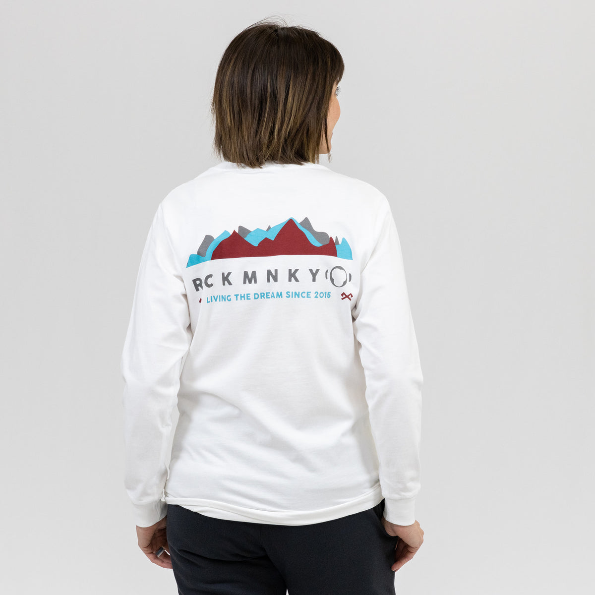 Mountain Waves Tee - Long Sleeve by RCKMNKY — view 4