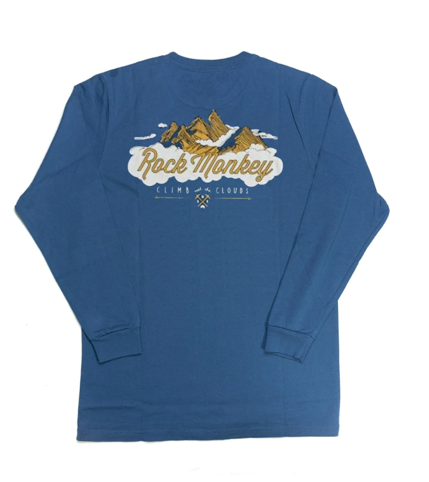 Climb with the Clouds Tee - Long Sleeve by RCKMNKY — view 1