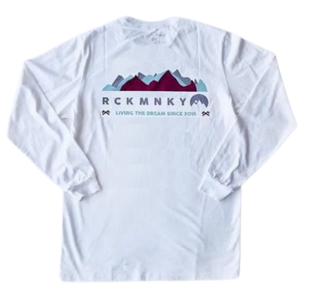 Mountain Waves Tee - Long Sleeve by RCKMNKY — view 1