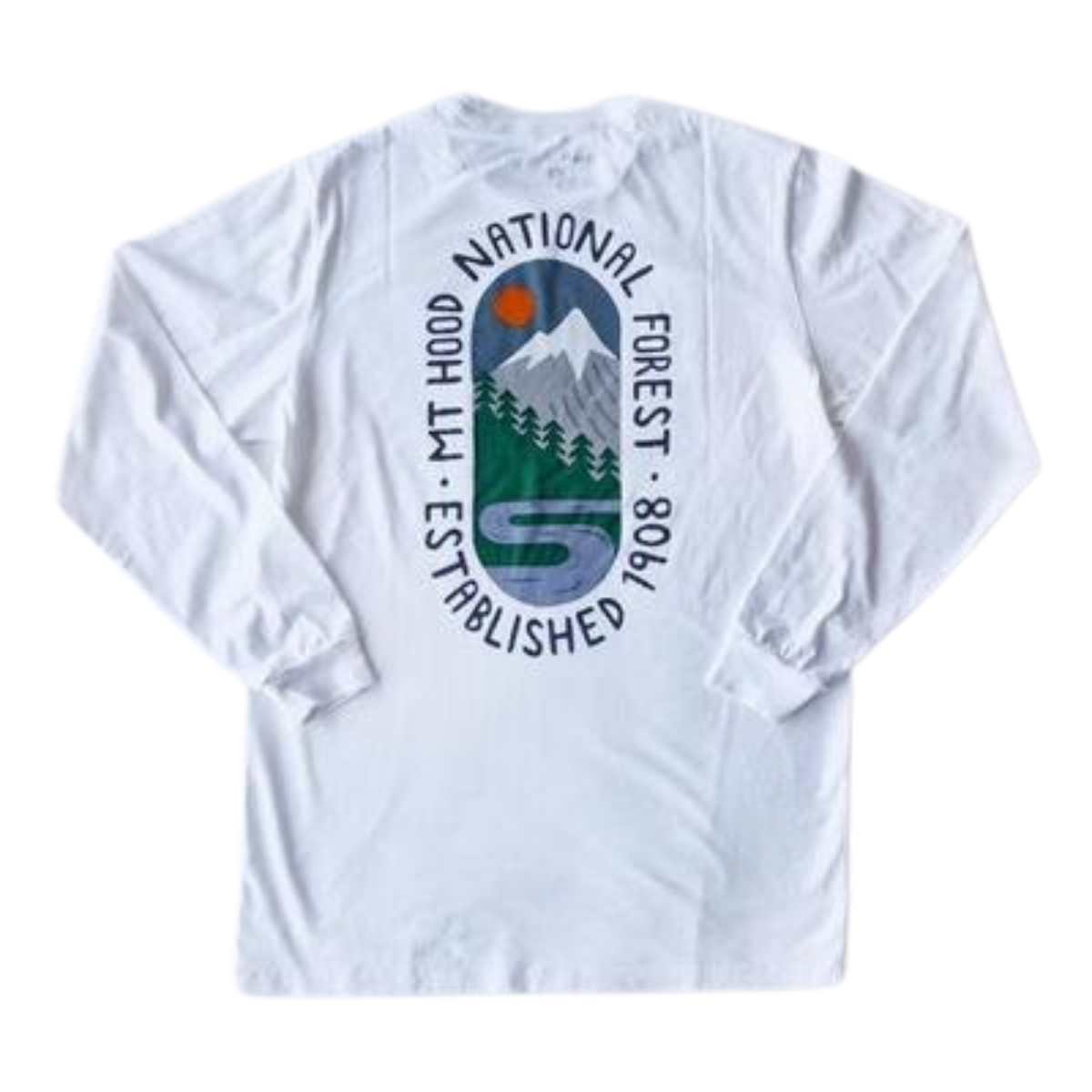 Mount Hood Tee - Long Sleeve by RCKMNKY — view 1
