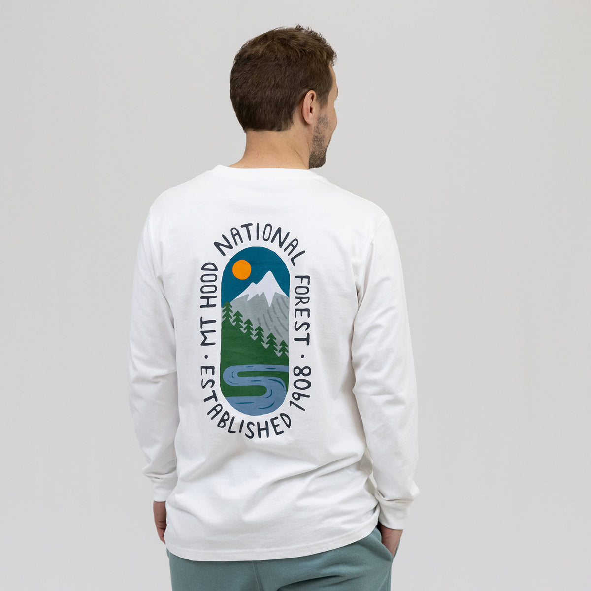 Mount Hood Tee - Long Sleeve by RCKMNKY — view 5